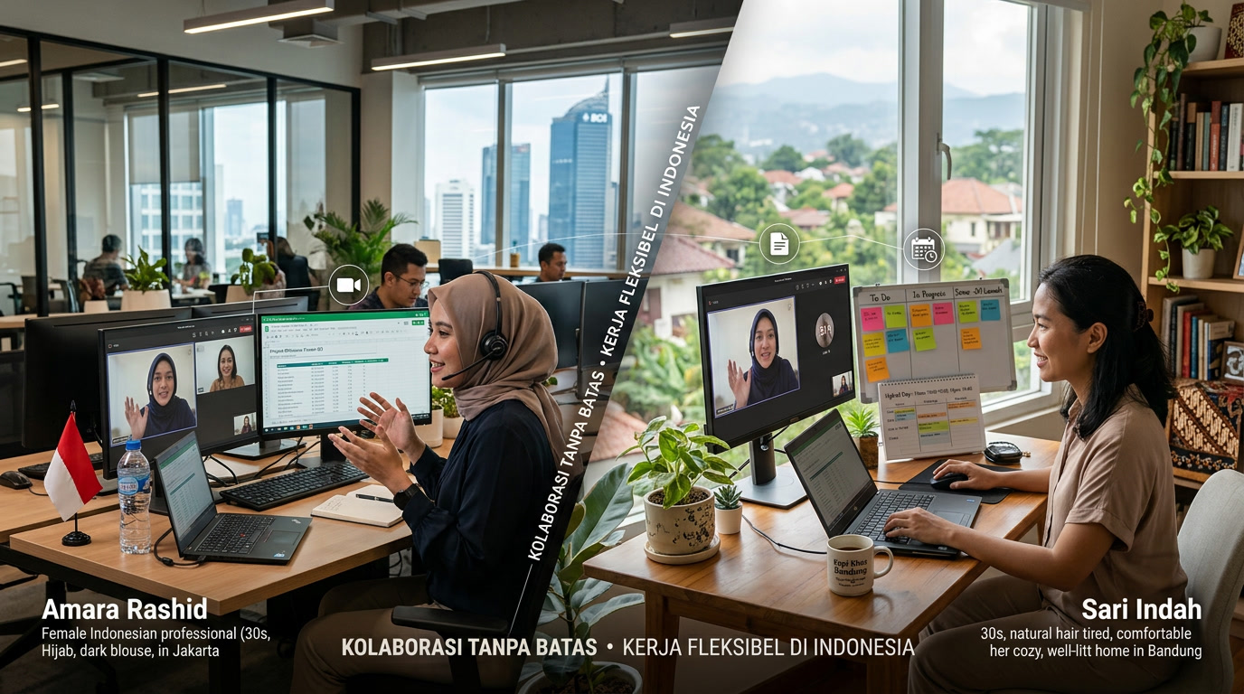 Fenomena Kerja Hybrid dan Perubahan Pola Produktivitas Pekerja Indonesia